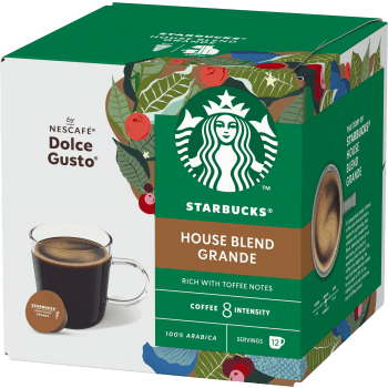 Kaffekapslar Dolce Gusto House Blend 12-p Starbucks.