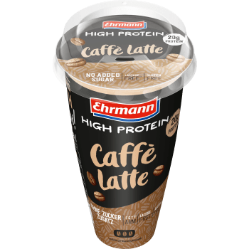 Iskaffe Protein Caffè Latte Laktosfri 250ml Ehrmann.