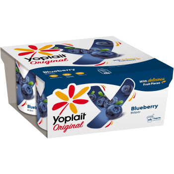 Yoghurt Blåbär 4-p 500g Yoplait.