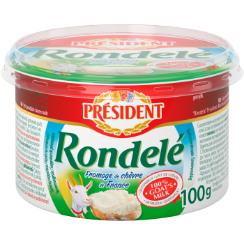 Chèvre Rondelé Getost 100g President.