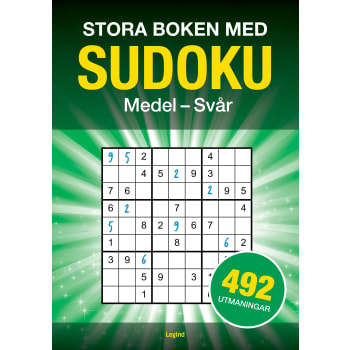 Stora boken med Sudoku : 492 pussel, medel till svår.