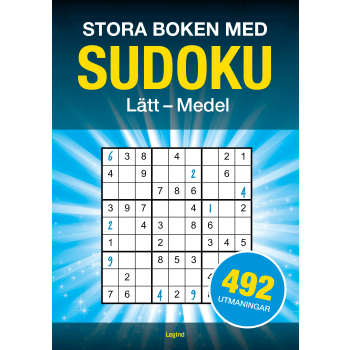 Stora boken med Sudoku : 492 pussel, lätt till medel.