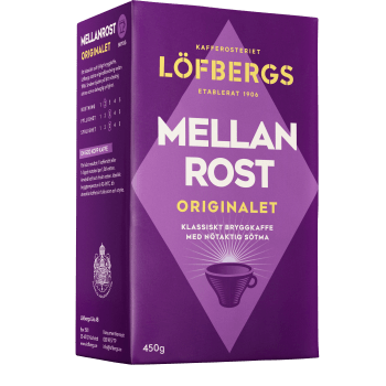 Bryggkaffe Mellanrost 450g Löfbergs.