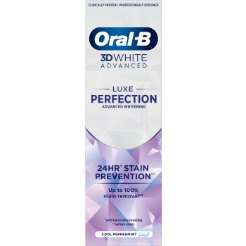 Tandkräm 3D White Luxe Perfection 75ml Oral-B.