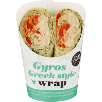 Wrap Gyros style 195g Food Collective.