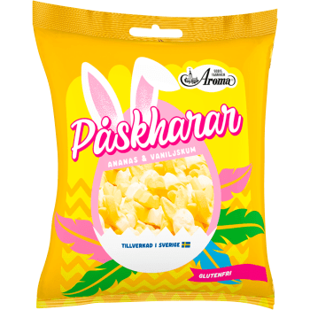 Påskhare Ananas & Vaniljskum 90g Aroma.