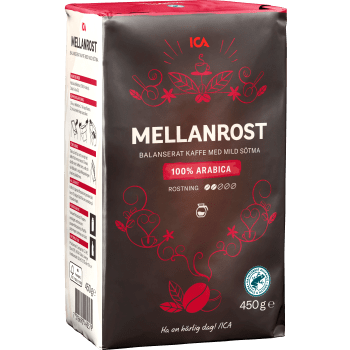 Bryggkaffe Mellanrost 450g ICA.