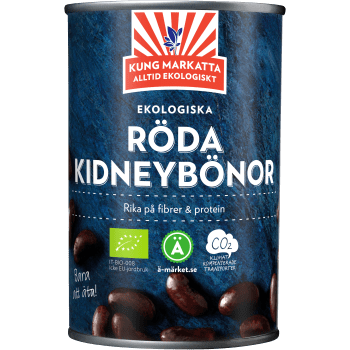 Kidneybönor Röda Ekologisk 400g Kung Markatta.