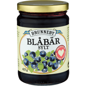 Blåbärssylt 425g Brunneby.