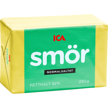 Smör Normalsaltat 81% 250g ICA.