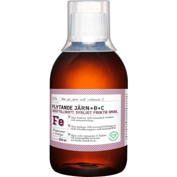 Mineral Järn flytande 250ml ICA Hjärtat.