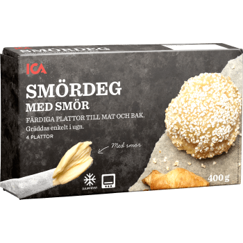 Smördeg Fryst 400g ICA.