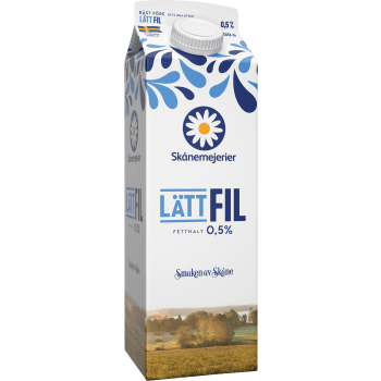 Lättfil 0,5% 1l Skånemejerier.
