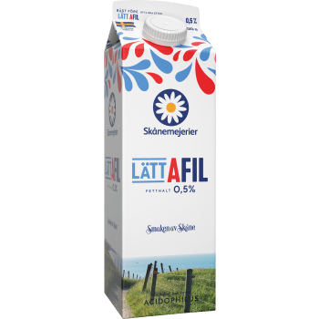 A-fil Lätt 0,5% 1l Skånemejerier.