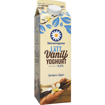 Vaniljyoghurt Lätt 0,5% 1000g Skånemejerier.