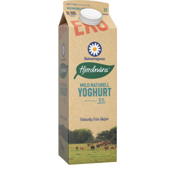 Yoghurt Mild Naturell 3% 1000g KRAV Skånemejerier.