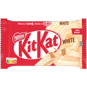 Vit Choklad Kitkat 4-finger 41.5g Nestle.