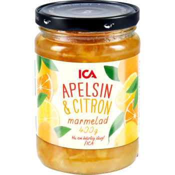 Marmelad Apelsin & citron 400g ICA.