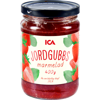 Jordgubbsmarmelad 400g ICA.