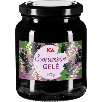 Gelé Svartvinbär 425g ICA.