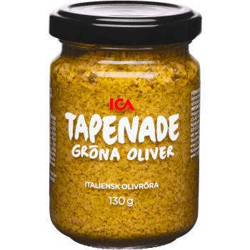 Tapenade av Oliver Gröna 130g ICA.