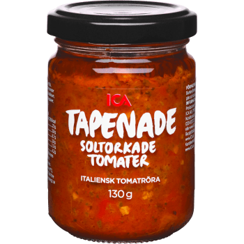 Tapenade av Soltorkade tomater 130g ICA.