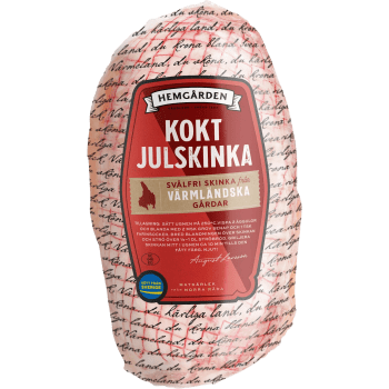 Julskinka Färdigkokt ca 1500g Hemgården.