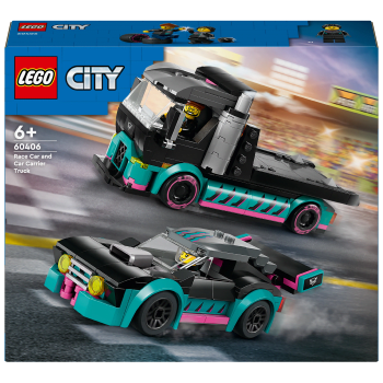 LEGO City Racerbil och biltransport 60406.