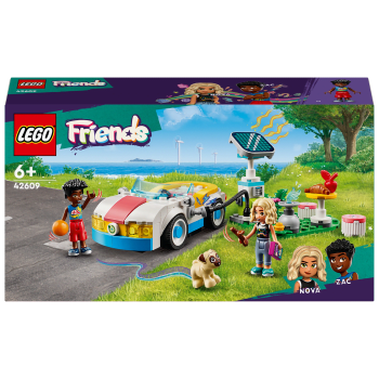 LEGO Friends Elbil och laddstation 42609.