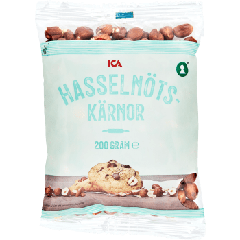 Hasselnötskärnor 200g ICA.