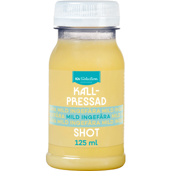 Shot mild Ingefära Kallpressad 125ml ICA Selection.