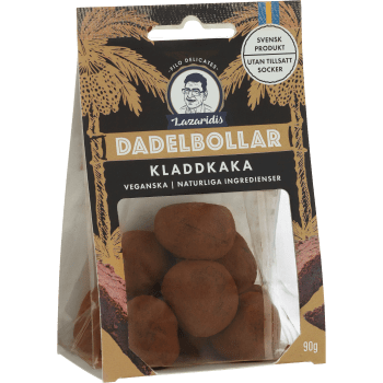 Dadelbollar kladdkaka 90 g Lazaridis.