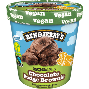 Glass Chocolate fudge brownie vegansk 465ml Ben & Jerrys.