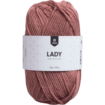 Garn Lady Gammelrosa 50g Järbo.