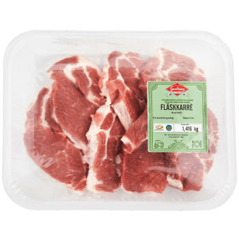 Fläskkarré Skivad Benfri ca 1,3kg Skövde Slakteri.