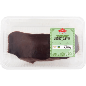 Ungnötslever ca 625g Gudruns.