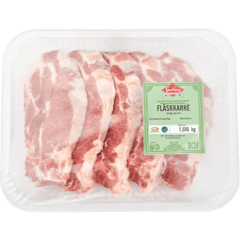 Fläskkarré Skivad Storpack ca 2kg Gudruns.