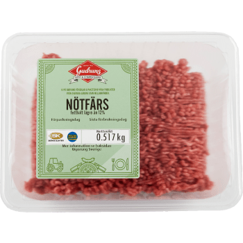 Nötfärs ca 500g Gudruns.