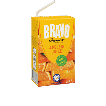 Apelsinjuice 0,25L Bravo.