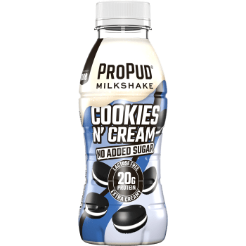 Proteinmilkshake ProPud Cookies N´Cream Laktosfri 1,5% 330ml NJIE.