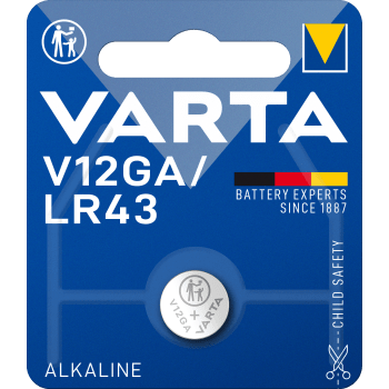 Batteri Alkaline Special V12GA/LR43 1p.