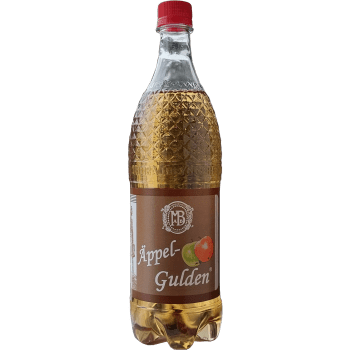 Kolsyrad läskedryck Äppelgulden 1l Mora Bryggeri.