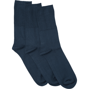 Socka ribb 3p marinblå 40/43 mywear.