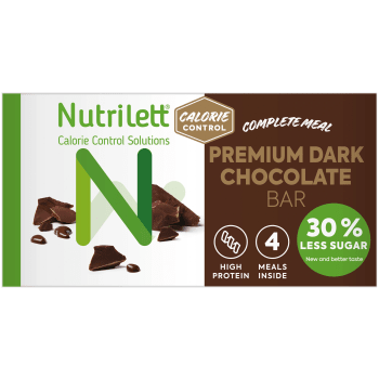 Viktkontroll Bar Premium Dark Chocolate 4-p 240g Nutrilett.
