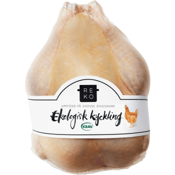 Kyckling hel Ekologisk ca 1,7kg KRAV Reko Kyckling.