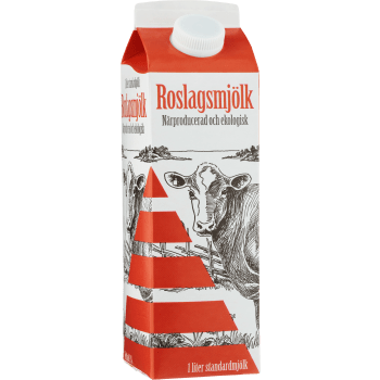 Standardmjölk 3% Ekologisk 1l KRAV Roslagsmjölk.