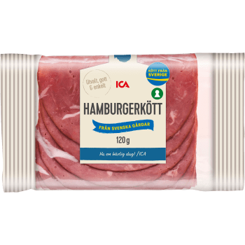 Hamburgerkött 120g ICA.
