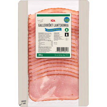 Lantskinka Gallerrökt 280g ICA.