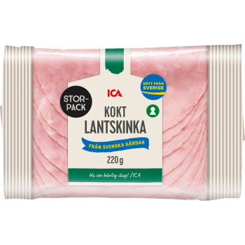 Lantskinka Kokt 220g ICA.