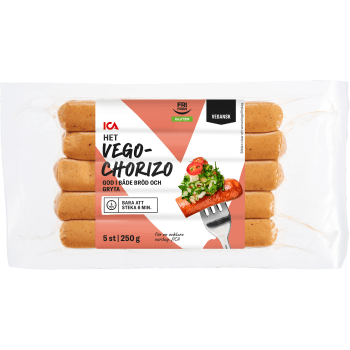 Vegokorv chorizo 250g ICA.